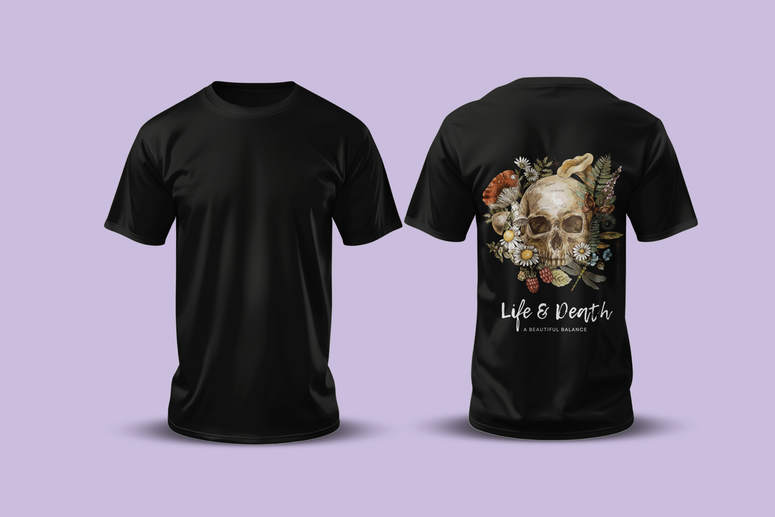 Botanic Skull T-Shirt - Image 2